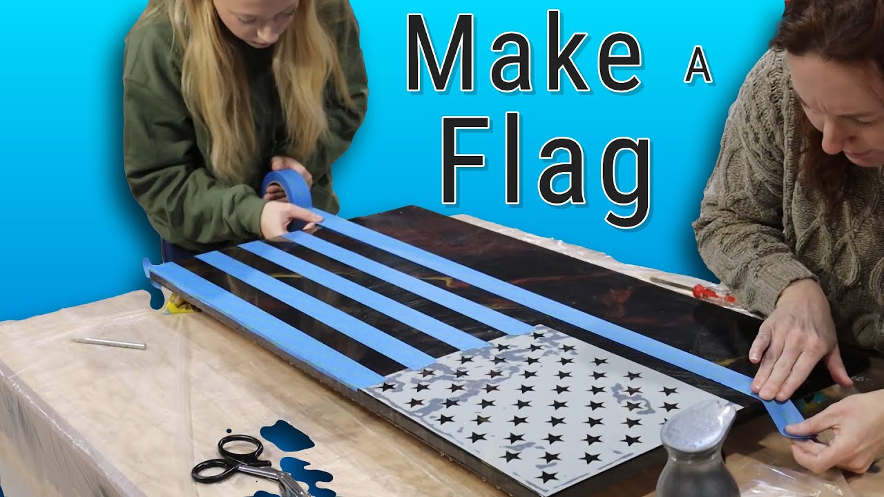 How to Make an Epoxy Flag | Stone Coat  Epoxy