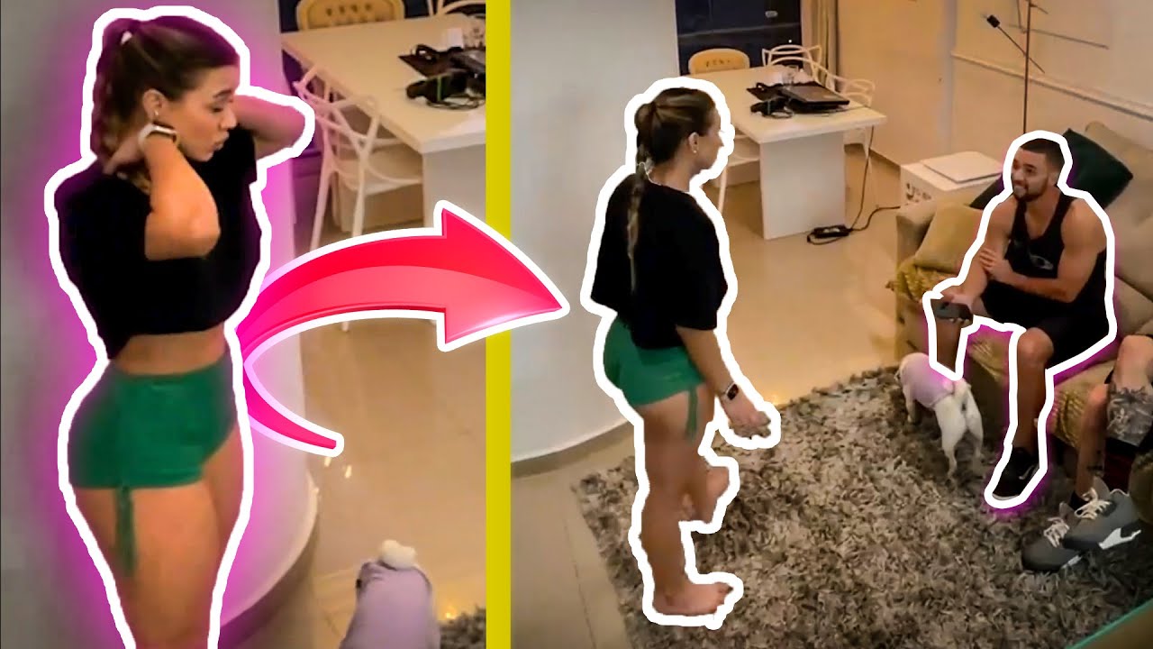 ELA PEDIU OPINIÃO DO SHORTINHO CURTO PRO PRIMO DO NAMORADO  😮 😯