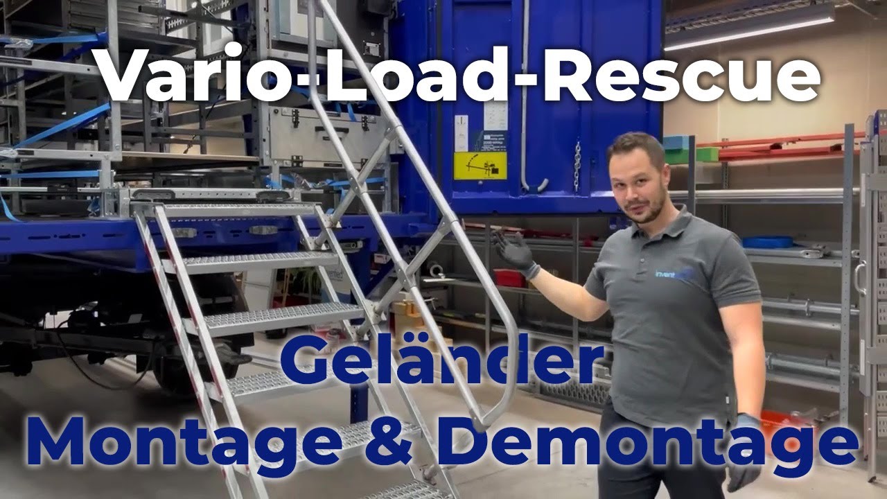 Geländer Montage & Demontage am Vario-Load-Rescue