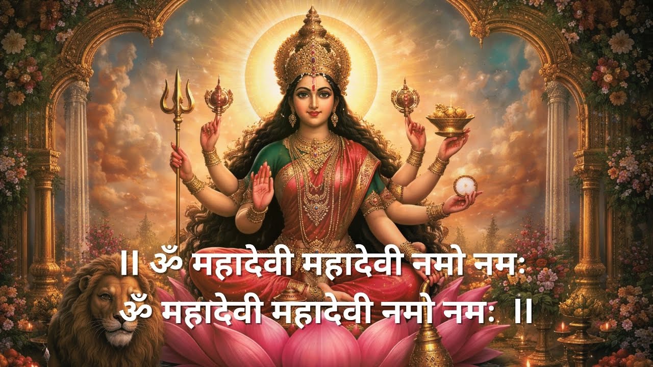ॐ महादेवी महादेवी नमो नमः | Devi Maa Mantra | Divine Shakti Meditation