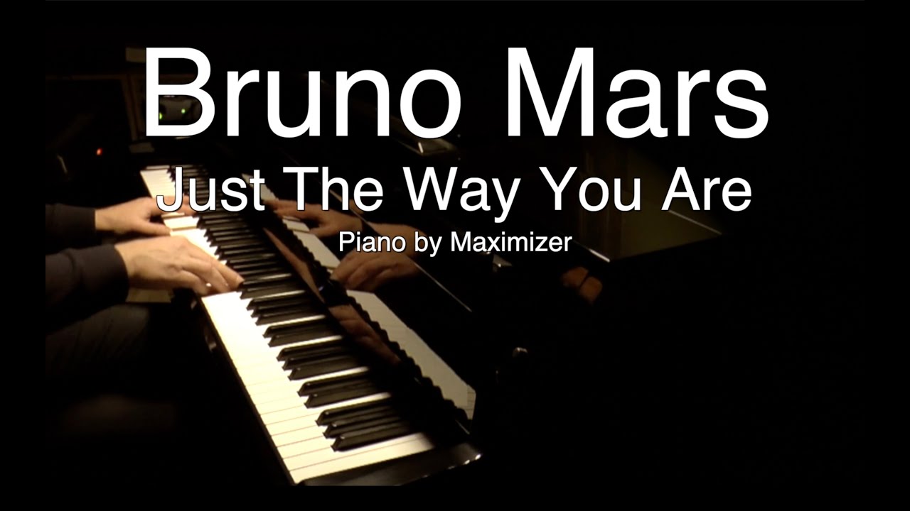 Bruno Mars - Just The Way You Are - (Solo Piano Cover) - Maximizer