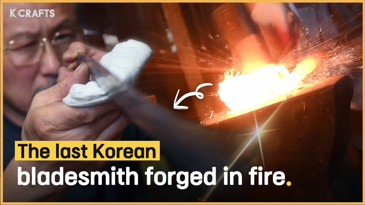 [K-CRAFTS] From smelting Iron to making Korean blade _ Full Episode