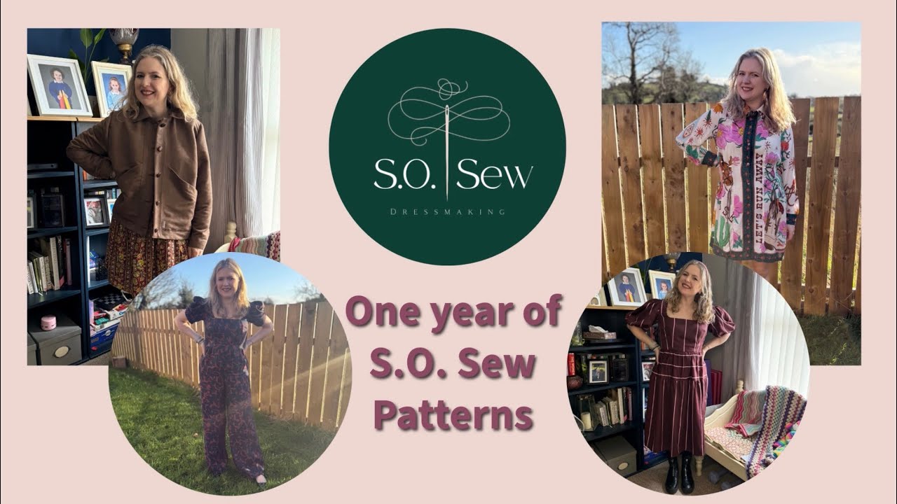 One Year of S.O. Sew Patterns 💖 Discount Code to Celebrate 🥳