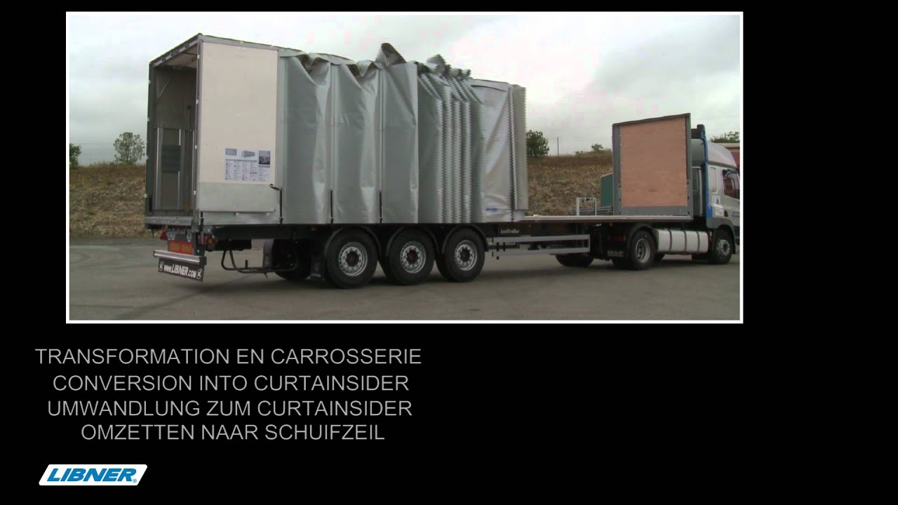 LIBNER CARROSSERIE OPEN BOX C+ : Utilisation en carrosserie rideau-coulissant