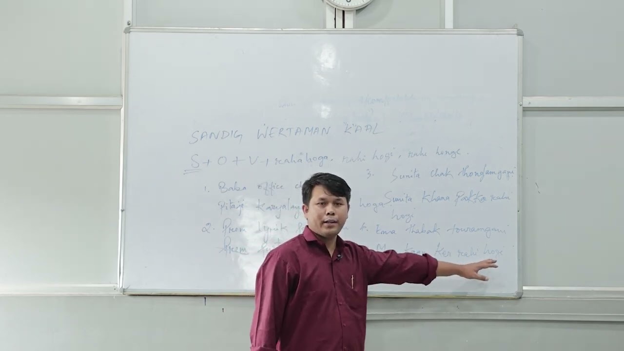 Lecture no.4 hindi manipuri tense