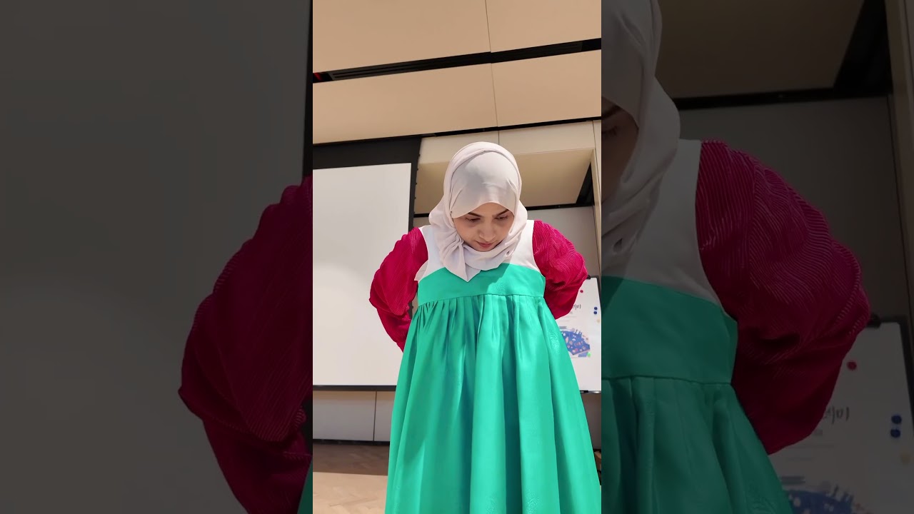 Trying Hanbok , Korean Traditional Wear #hanbok #kdrama #fashion