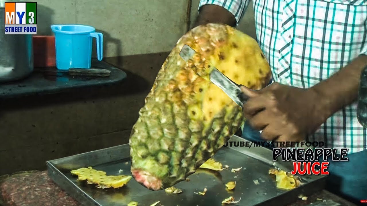 PINEAPPLE JUICE - Rajahmundry Street Foods - ANDHRA STREET FOOD street food