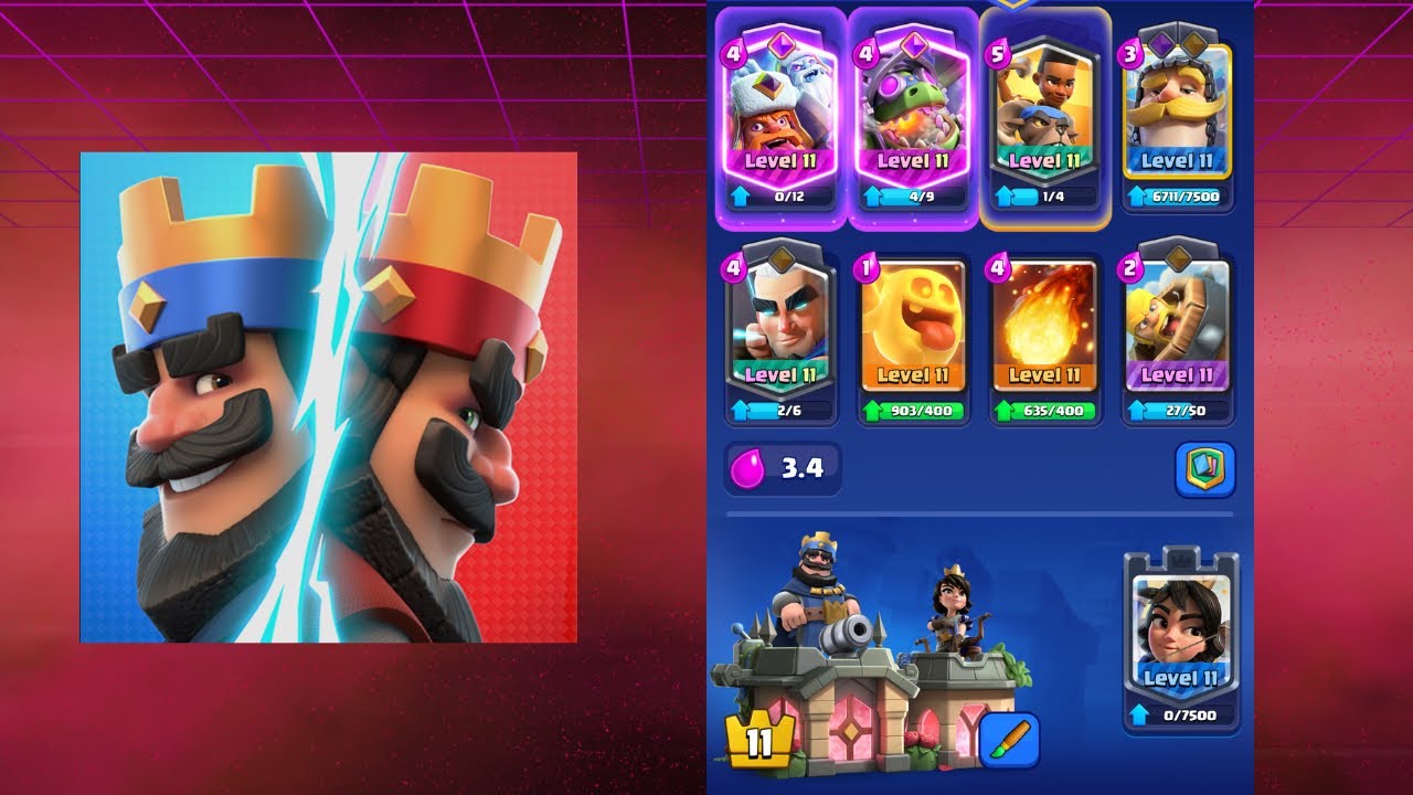 Using Knightly Armor Ram Rider Bridge Spam Deck in Classic 2v2 Playing In Clash Royal