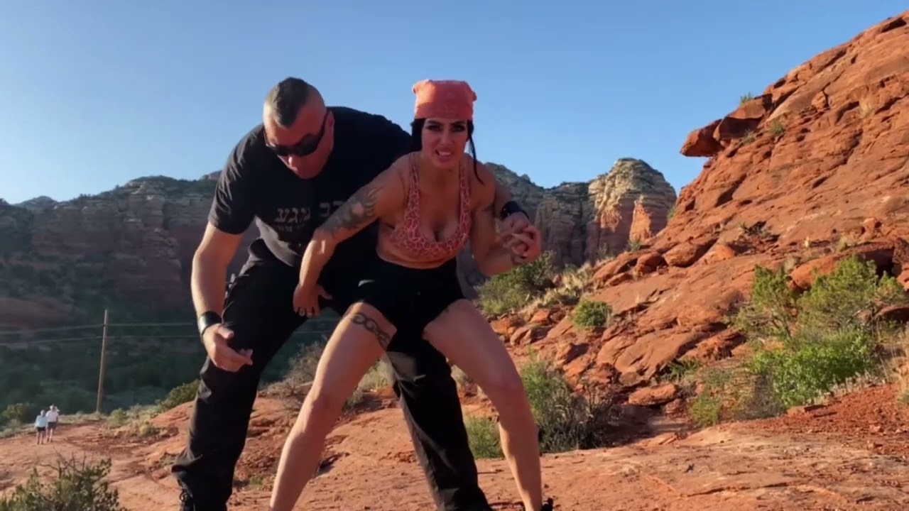 Claudette Lyons training Krav Maga   Women Self Defense