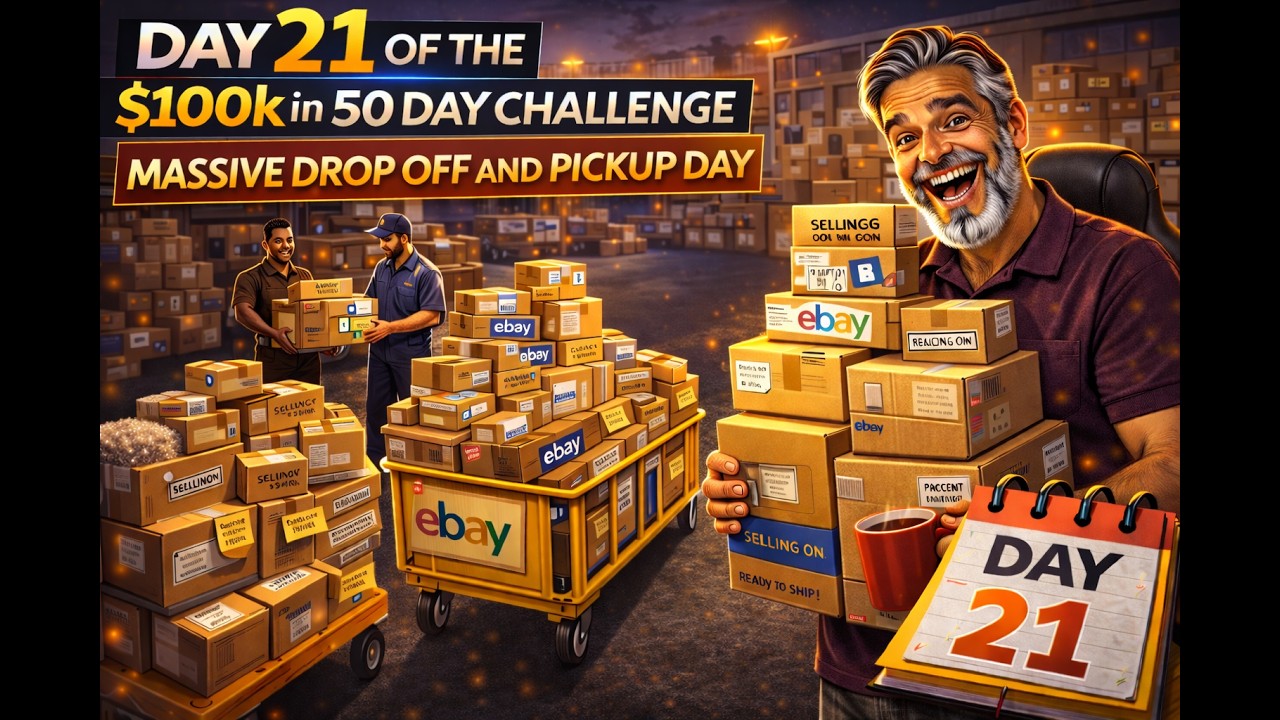 Day 21/50 of the $100K in 50 Day Flip Challenge, Massive Pickup and Drop off Day 65/365