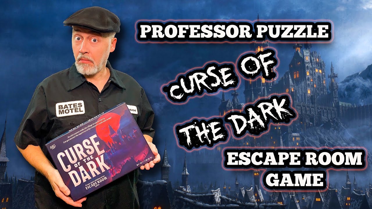 Curse Of The Dark Escape Game - Professor Puzzle Escape Room Board Game For Your Home!