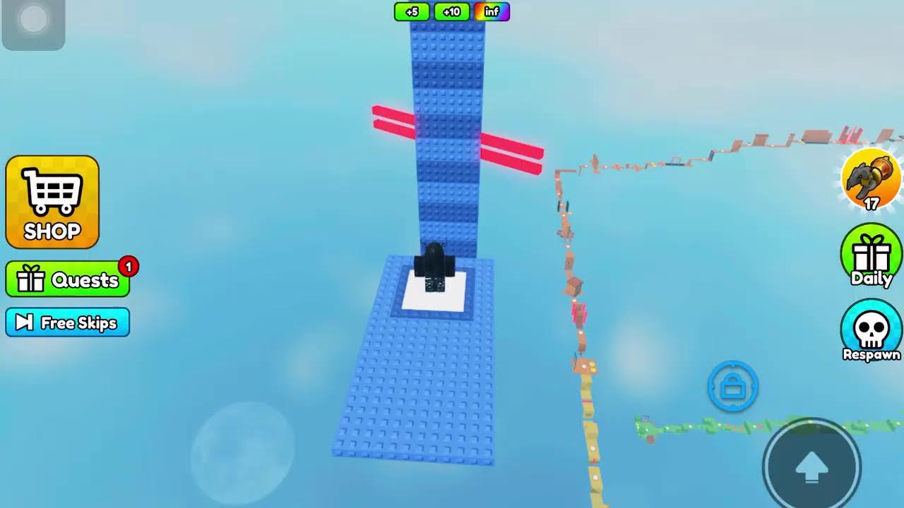 playing wallhop obbies on ipad!