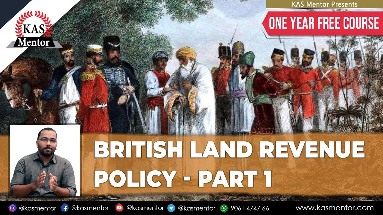 British Land Revenue Policy - part 1 | Permanent Settlement | Many Exams One Solution - Episode 17