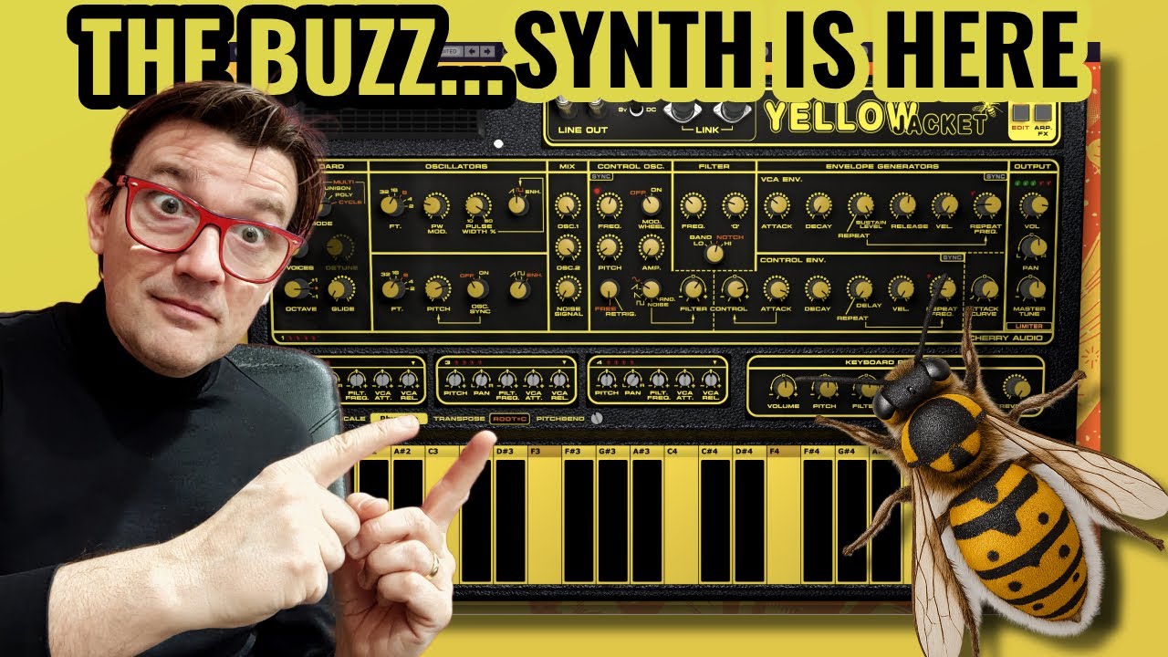 Introducing Yellow Jacket WASP Synth Cherry Audio