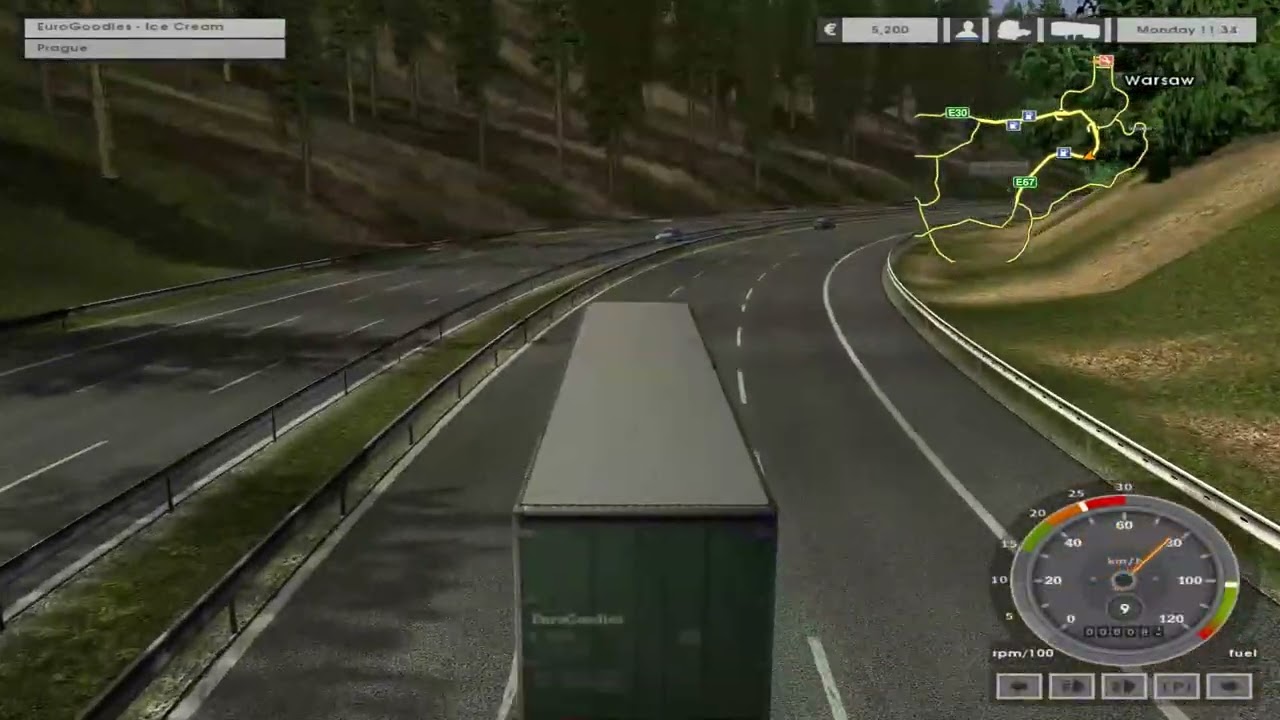 Let's play #1 Euro Truck Simulator 1