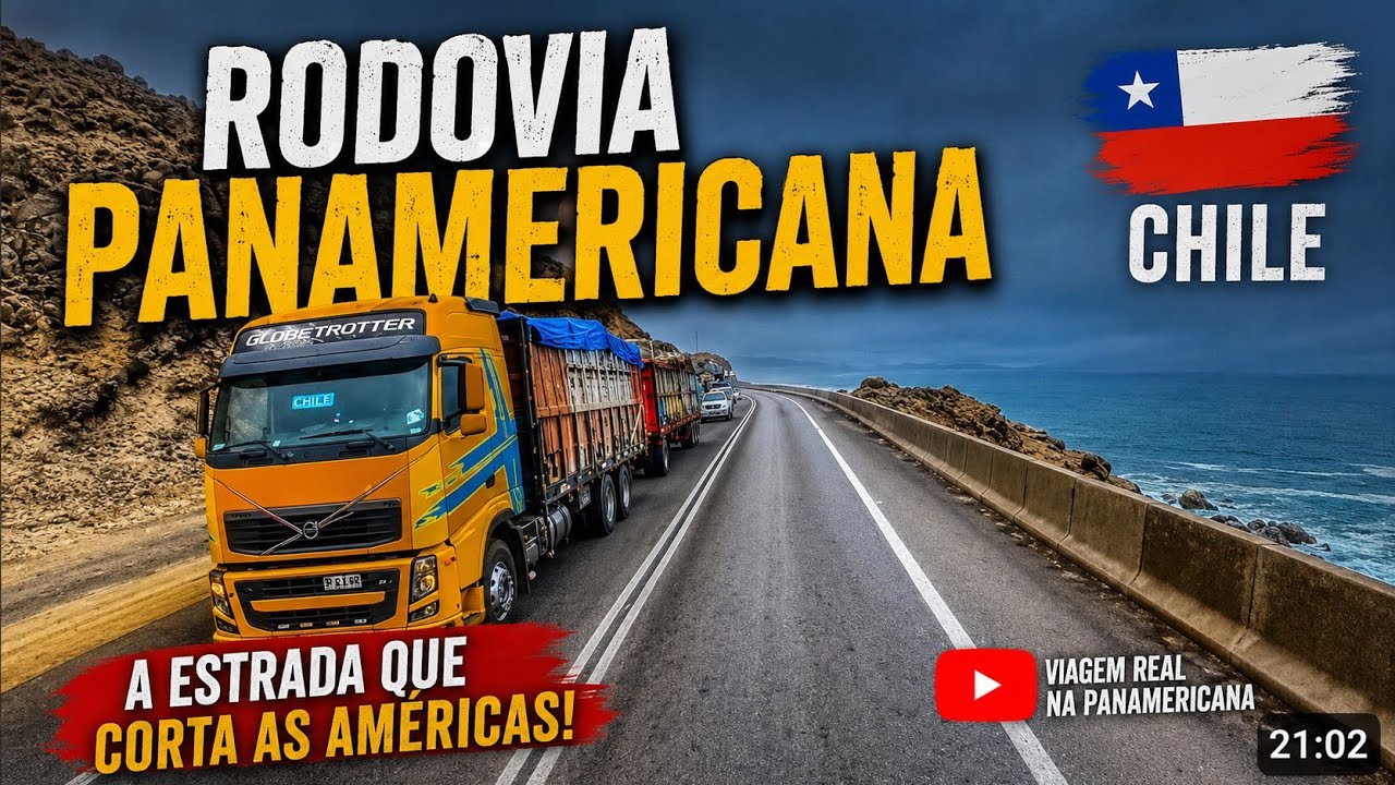 LITORAL DO CHILE 🇨🇱 OCEANO PACÍFICO RUTA 5
