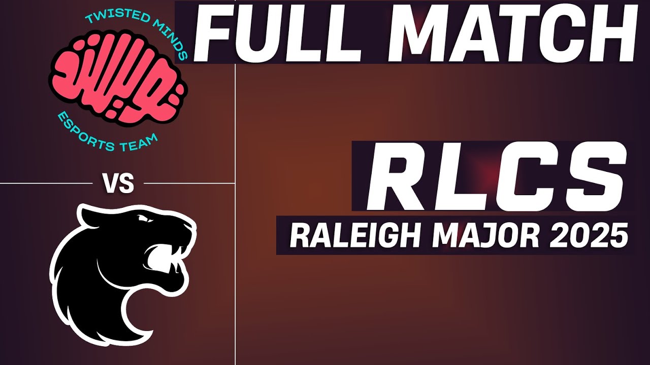 [ПОЛНЫЙ МАТЧ] Twisted Minds против Furia | RLCS 2025 &mdash; Raleigh Major