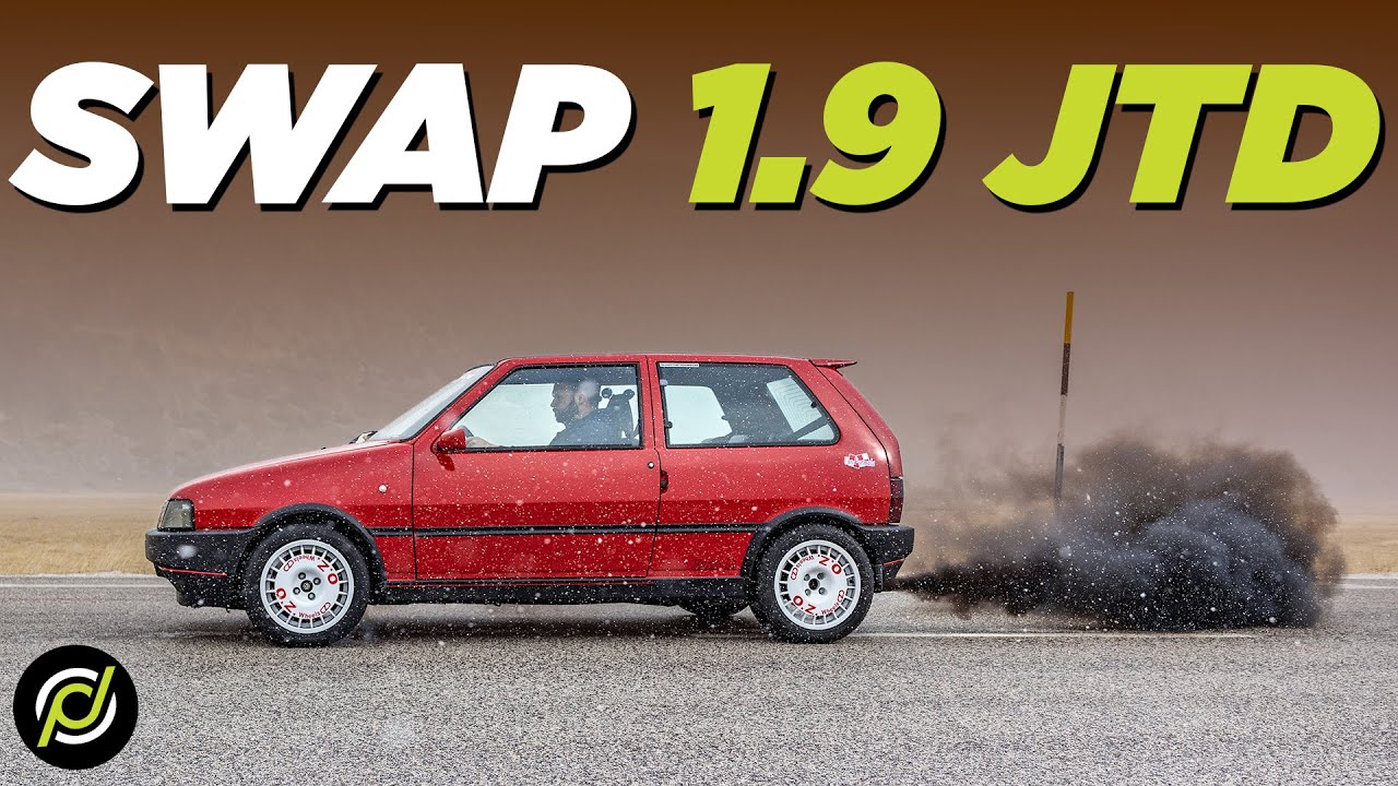BASTANO 355 CV PER SGOMMARE? Uno Turbo Diesel SWAP 1.9 DA PAZZI