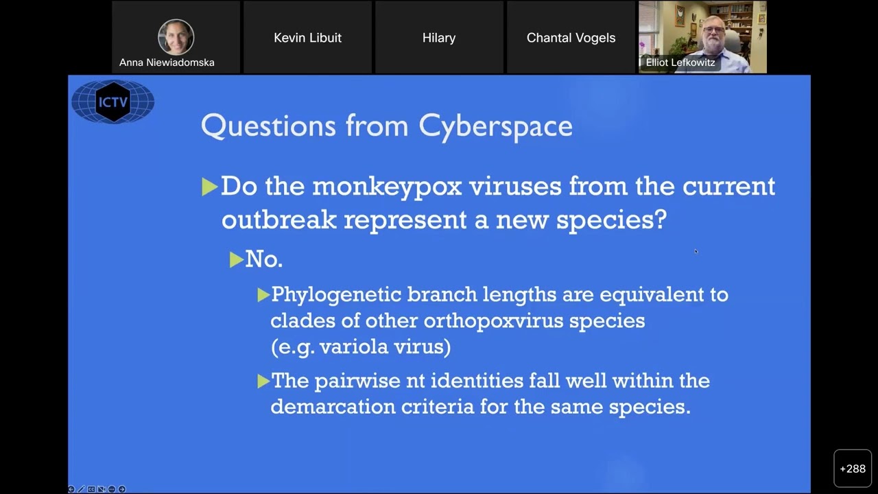 11 - Poxviridae & the International Committee on Taxonomy of Viruses: ICTV
