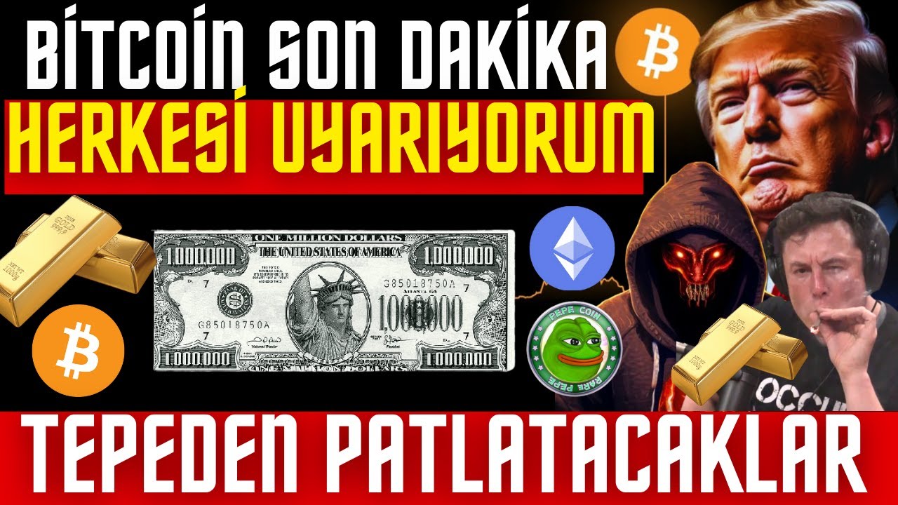 BİTCOİN ANALİZ HERKESİ UYARIYORUM TEPEDEN PATLATACAKLAR #BITCOIN #ALTCOIN