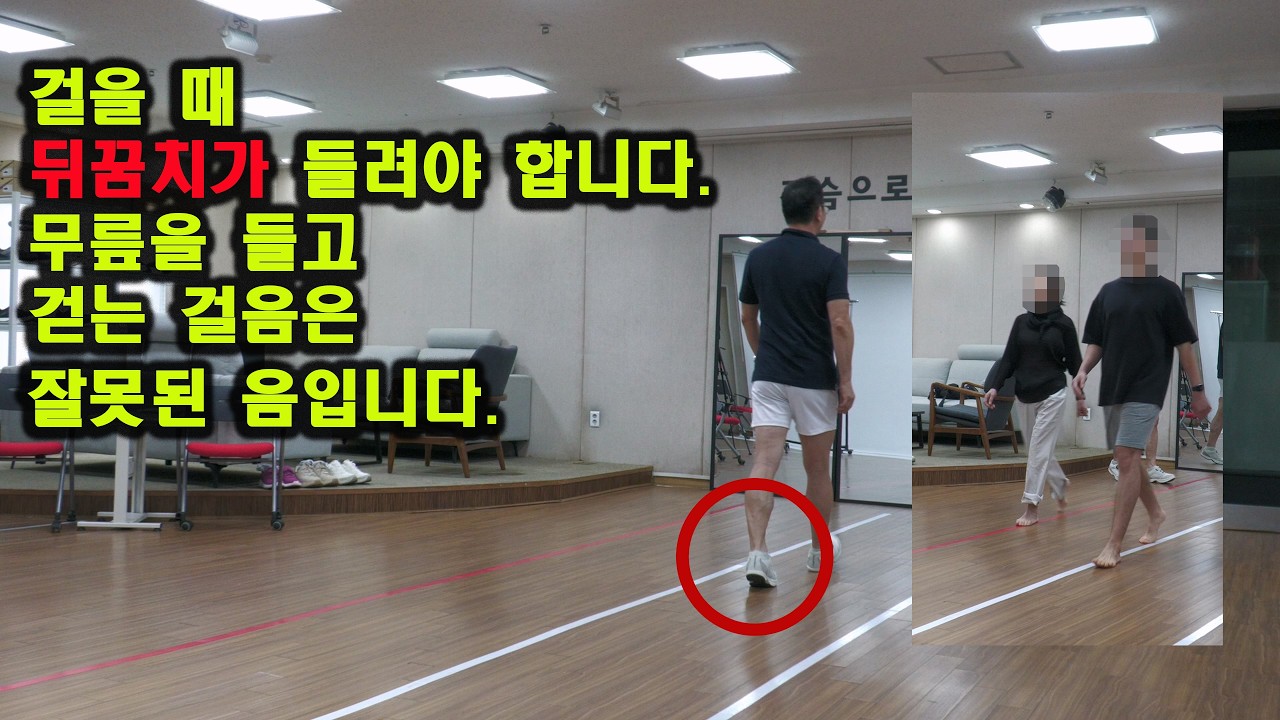 자세와 걸음걸이 교정이 꼭 필요하다고 생각했습니다 정말 건강을 생각하시면 자세와 걸음걸이부터 교정해야 합니다. #걷기전문가 #걷기운동 #무릎통증