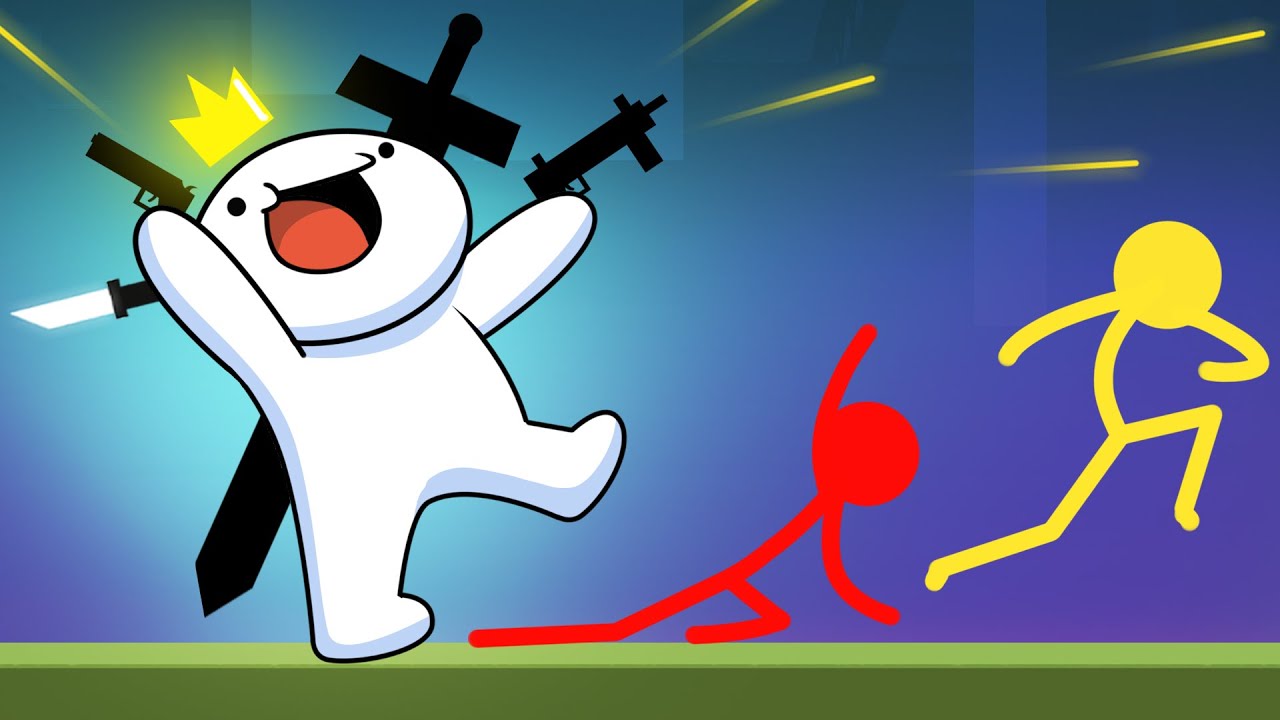 TheOdd1sOut  DESTROYS us in Stick Fight | AvG Pals!