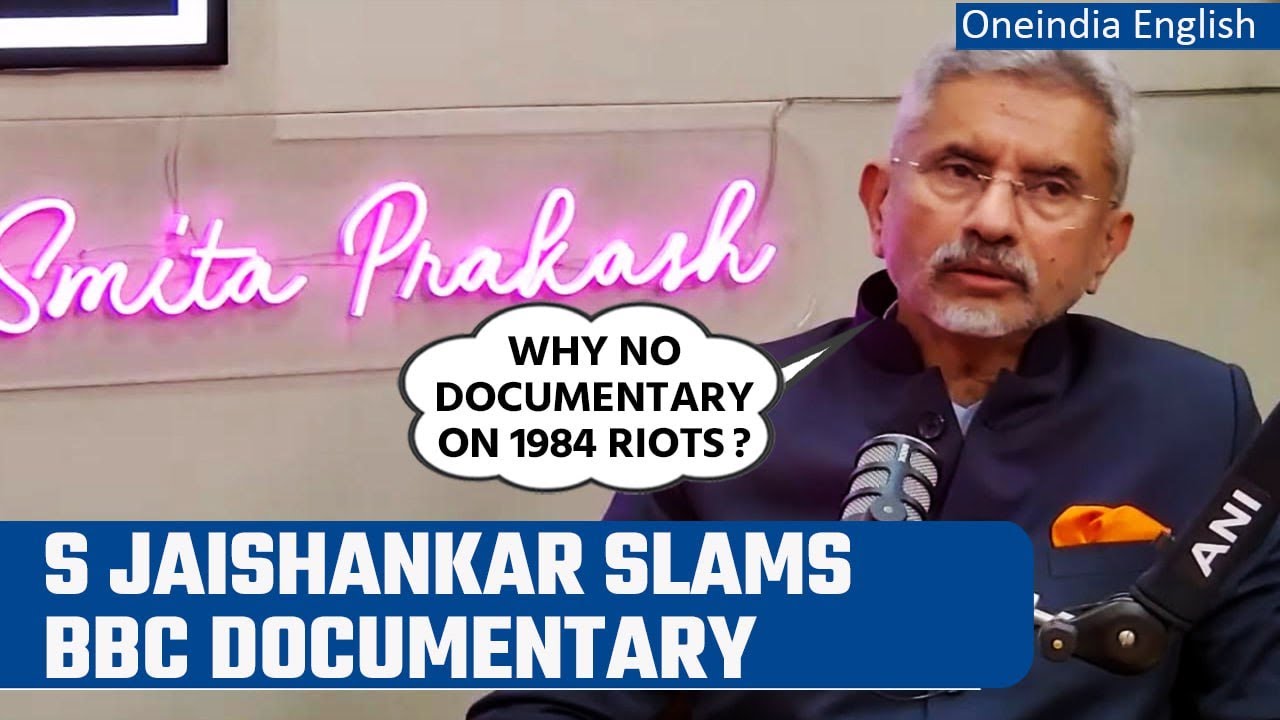 S Jaishankar talks about BBC Documentary, call it “politics by another means