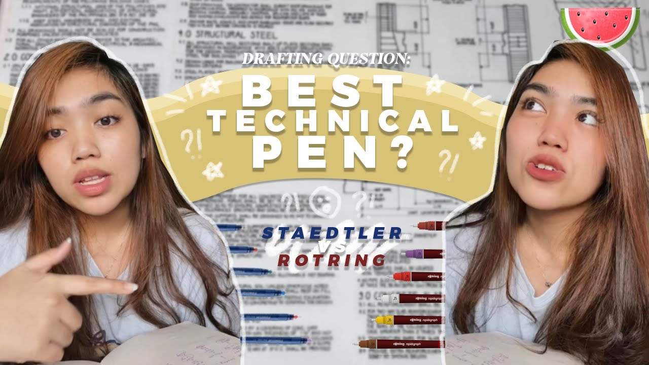 WHAT IS THE BEST TECHNICAL PEN FOR ARCHITECTURE & ENGINEERING STUDENTS? | Staedtler vs. Rotring