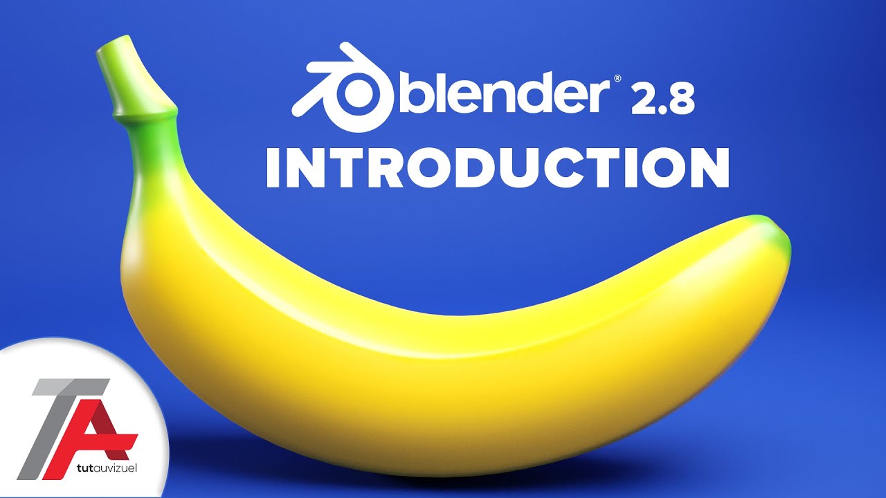 Blender 2.8/3.0 Modeliser & Rendre une Banane en 3D