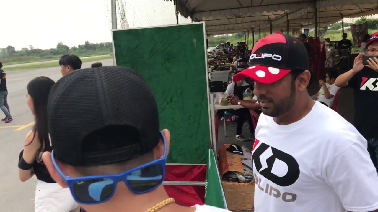 warming up flight at Thailand Heli Blowout 2018 KD lipo Gold Edition , Goblin thunder sport
