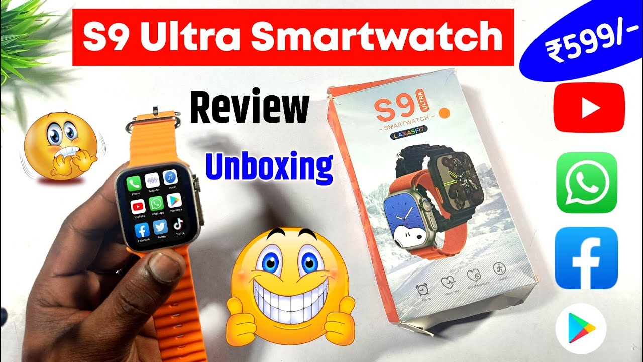 S9 Ultra Smartwatch | ₹599/- S9 Ultra Smartwatch Review | S9 Ultra Unboxing | S9 Ultra Watch
