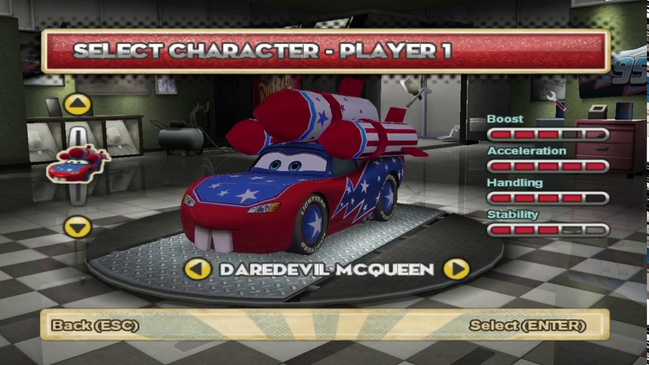 Cars: Superdrive Edition V.1.9.2..3 - All Characters and Paint-Jobs.