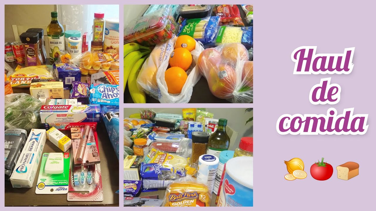 🌸🥙 Haul de comida 🥑🌶️🛍️ Lo que compro para m&iacute; despensa🥚 🍞 Despensa para 4 personas 🍎🍓🥦 Zuzyline 🌸🌸