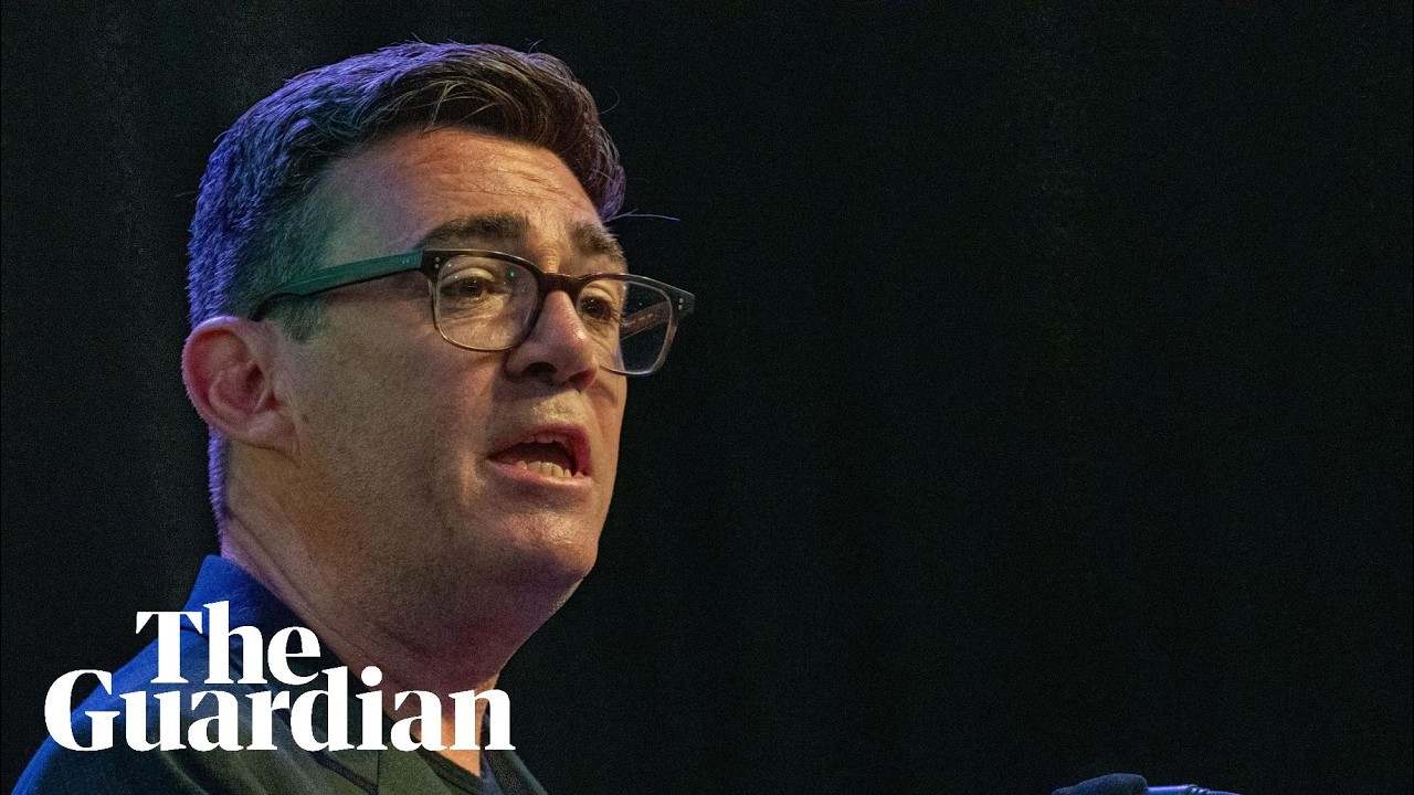 Andy Burnham delivers speech to set out economic vision &ndash; watch live