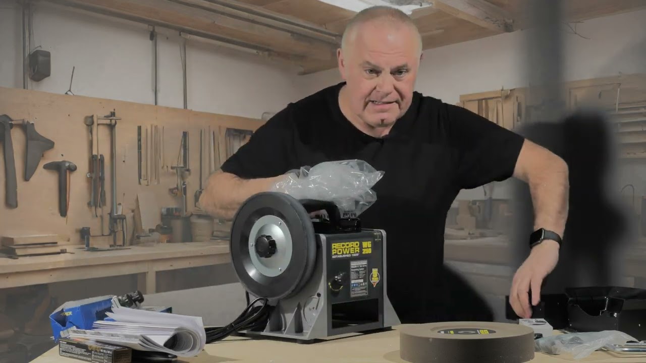 Record Power WG 250 with tools from Tormek® Part1