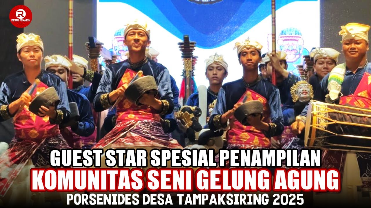 Guest Star Spesial Penampilan Komunitas Gelung Agung, Tampaksiring Heritage Festival 2025