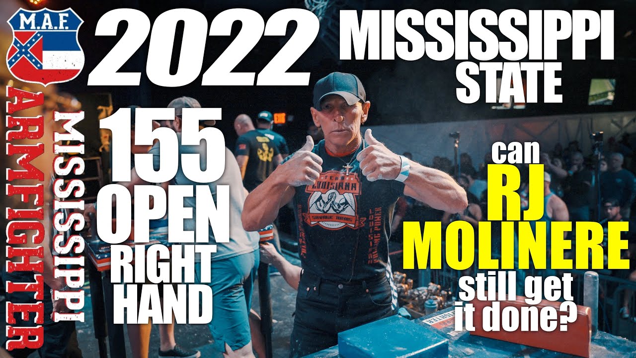 2022 Mississippi State Armwrestling | 155 Pro Right Hand - RJ is still a BEAST!!