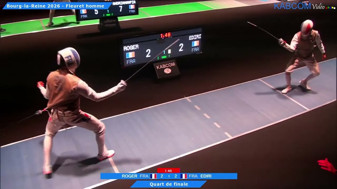 Hauts-de-Seine French Cup 2026 SMF - L8 - Wallerand Roger FRA v Alexandre Ediri FRA