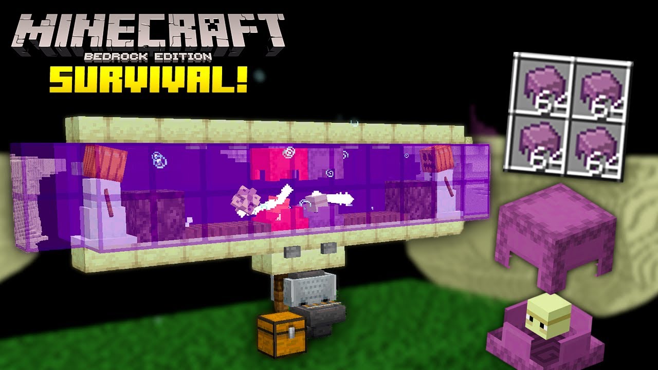 FARM de SHULKER BRABA - Minecraft Bedrock Survival (#33)