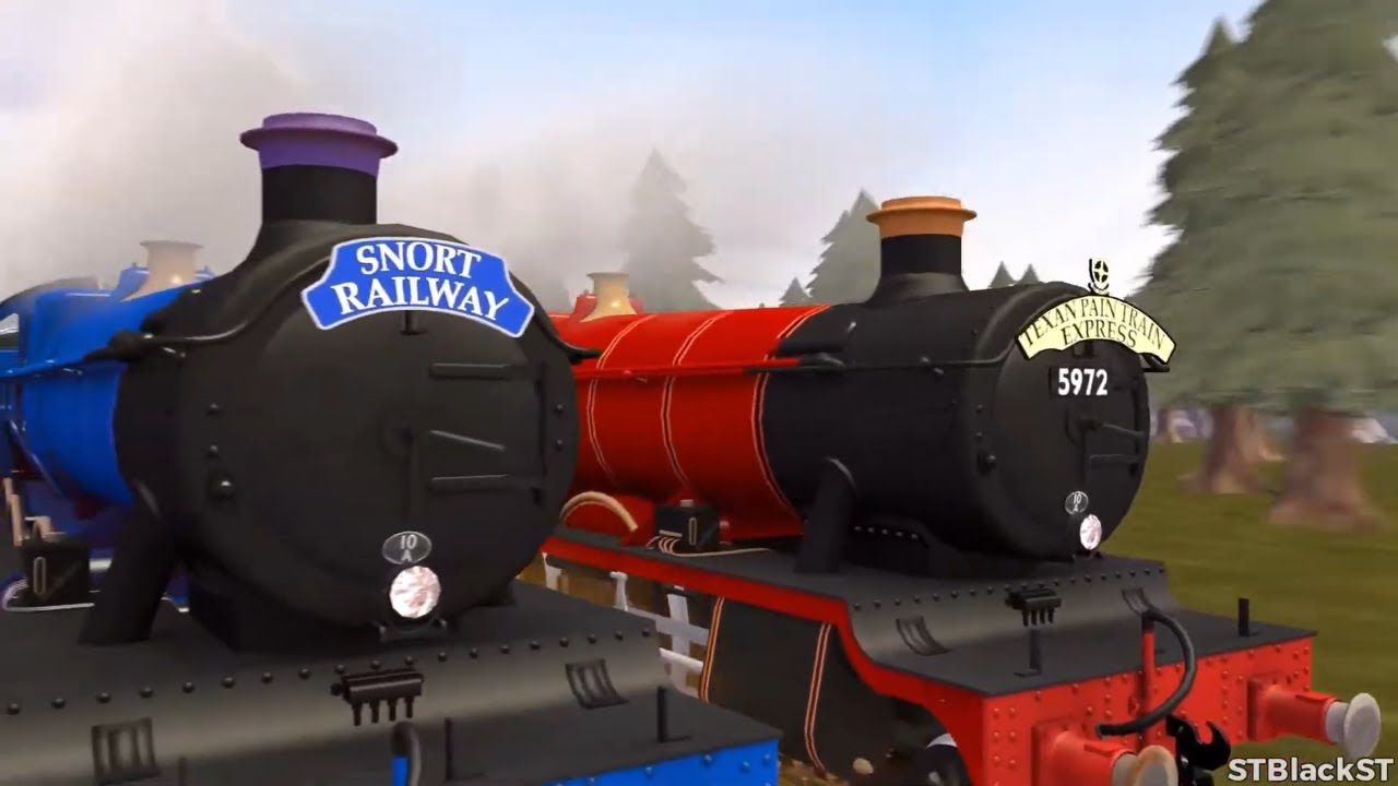 STblackST Red Team's Euro Trip Deleted train scene