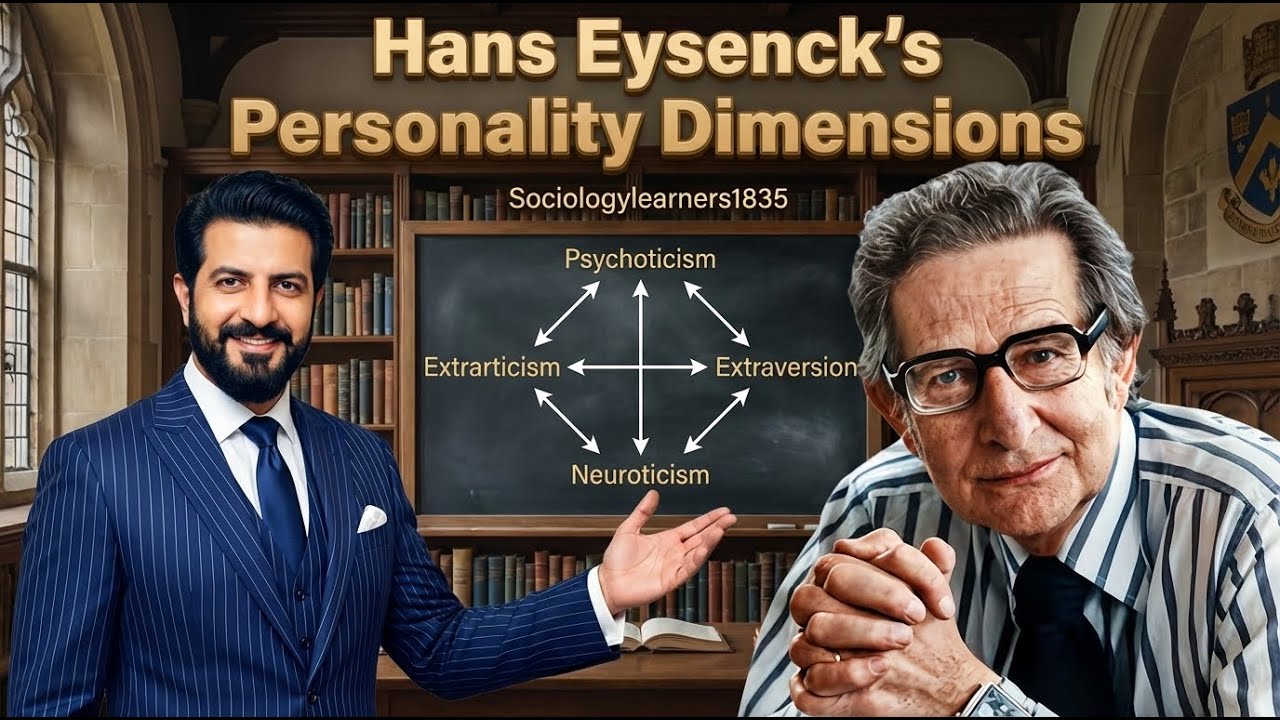 Personality Dimensions | Hans Eysenck | Psychology 