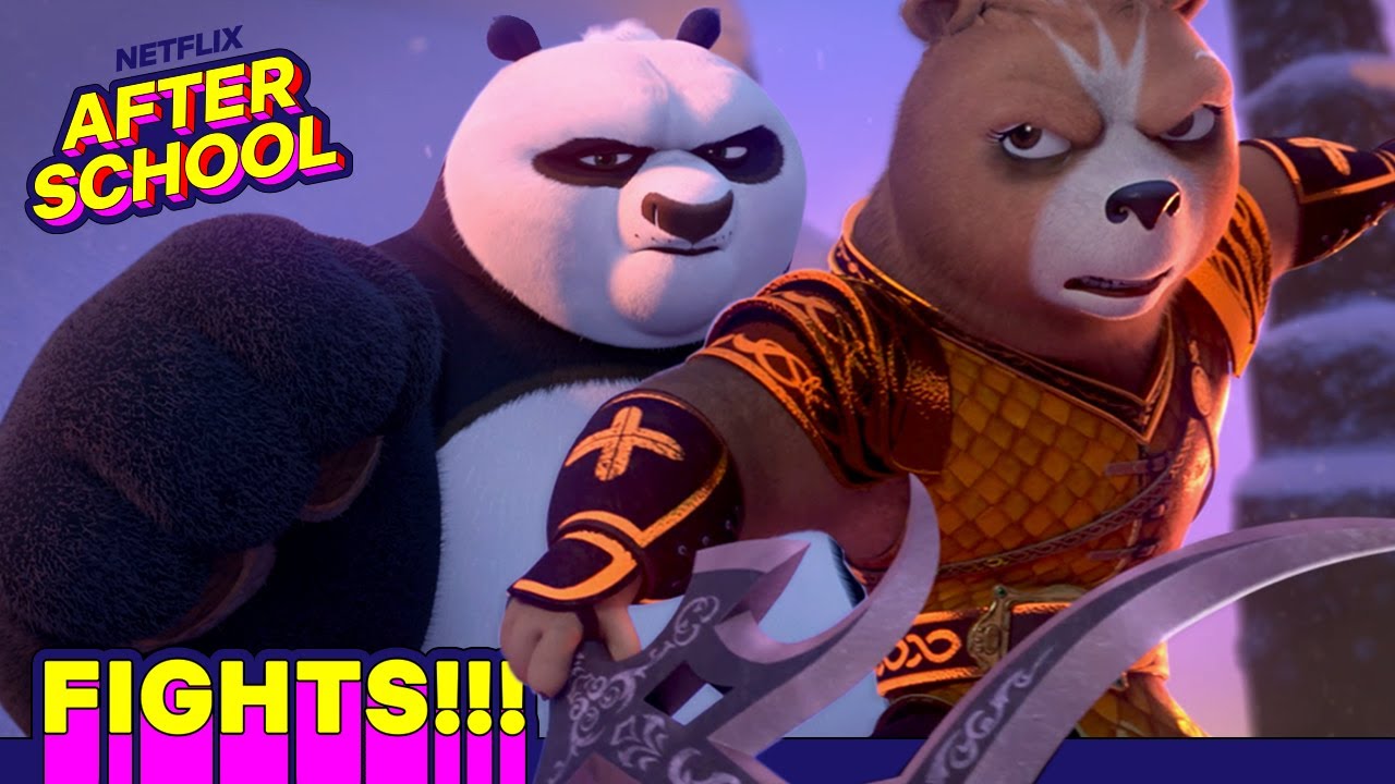 BEST Battles in Kung Fu Panda: The Dragon Knight | Netflix After School