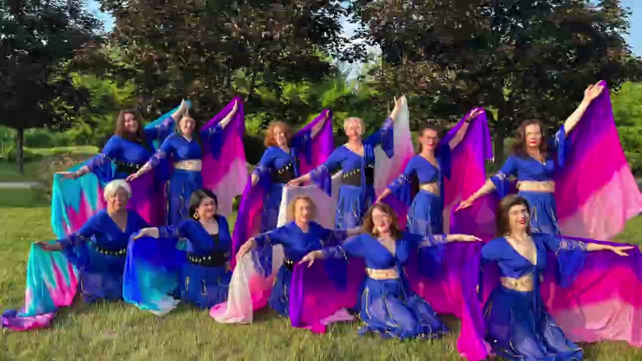 Belly Dance with veil Belly Divas The Gift Raul Ferrando