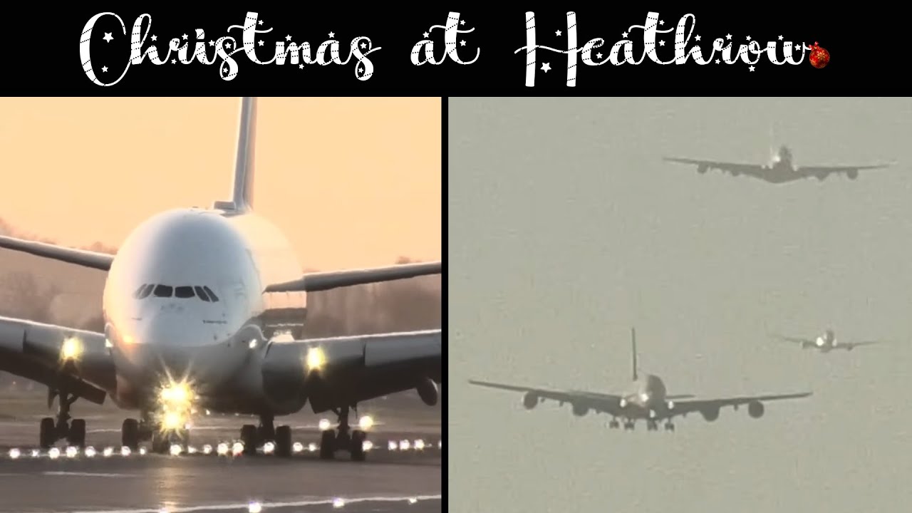 LIVE: Christmas at London Heathrow Airport
