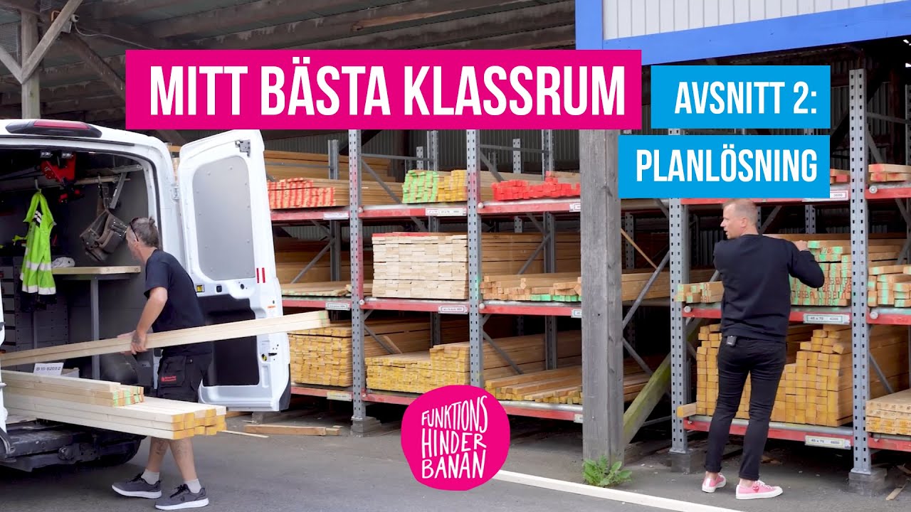 Avsnitt 2: Planlösning  |  Mitt bästa klassrum  |  Funktionshinderbanan