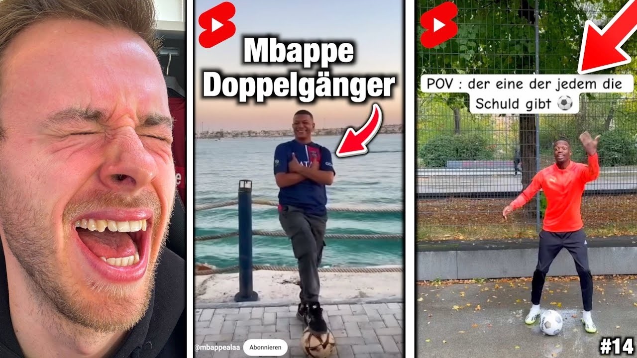 FABIANO guckt LUSTIGE FUßBALL SHORTS 2.0! 😂⚽️ (zu lustig!) #002