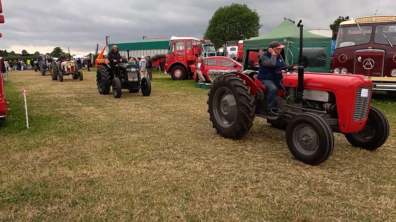 Vintage tractors at the 2017 Kelsall Steam and Vintage Rally