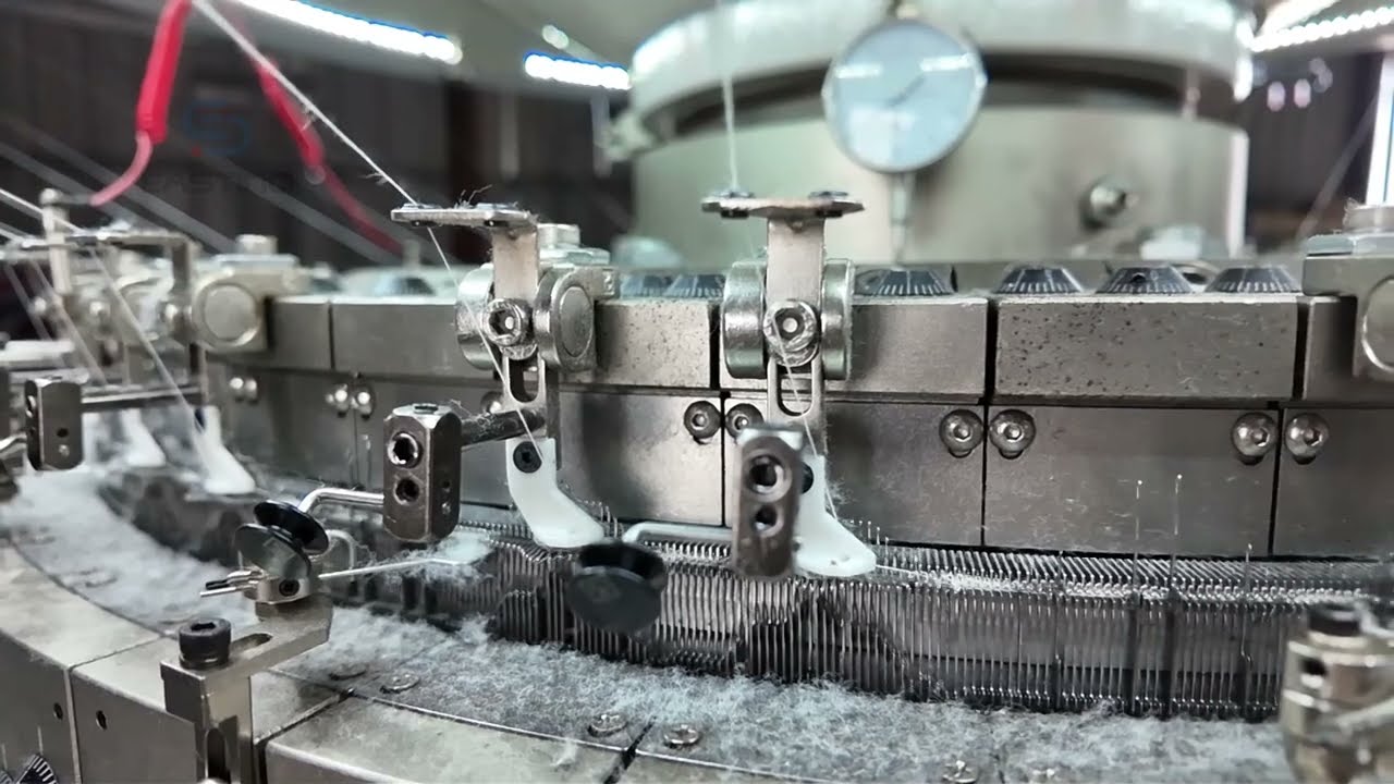 EASTINO Double jersey transfer computer jacquard circular knitting machine.#eastino#knittingmachine#