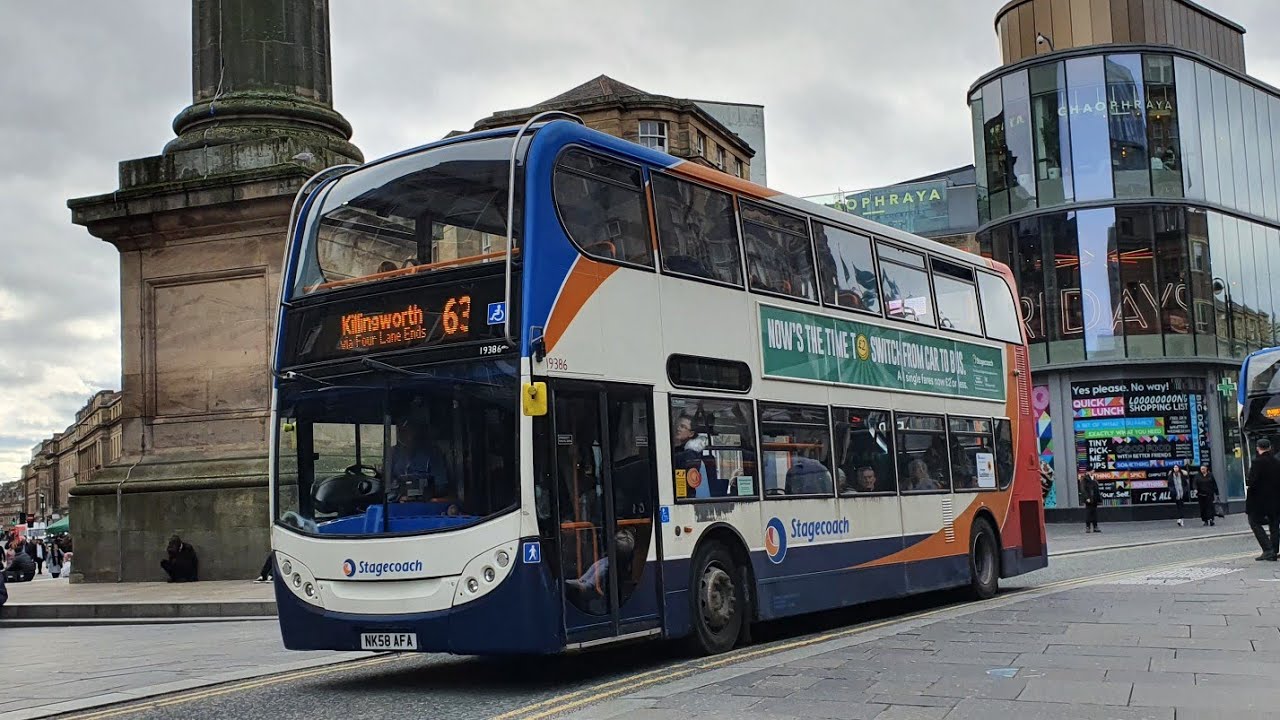 Journey on Route 31 | NK58AFA/19386 - Stagecoach North East: Dennis Trident 2/ADL Enviro 400