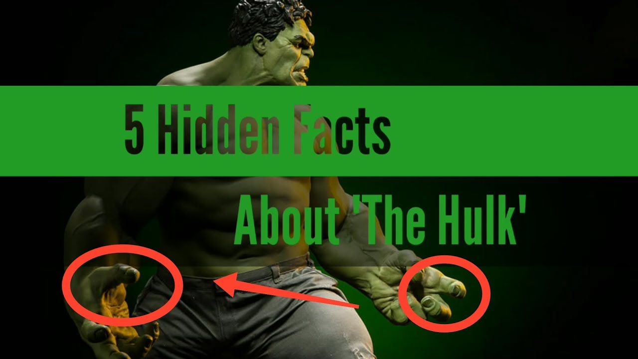 Five Hidden Facts about Hulk that you haven't heard | Fascinating Facts